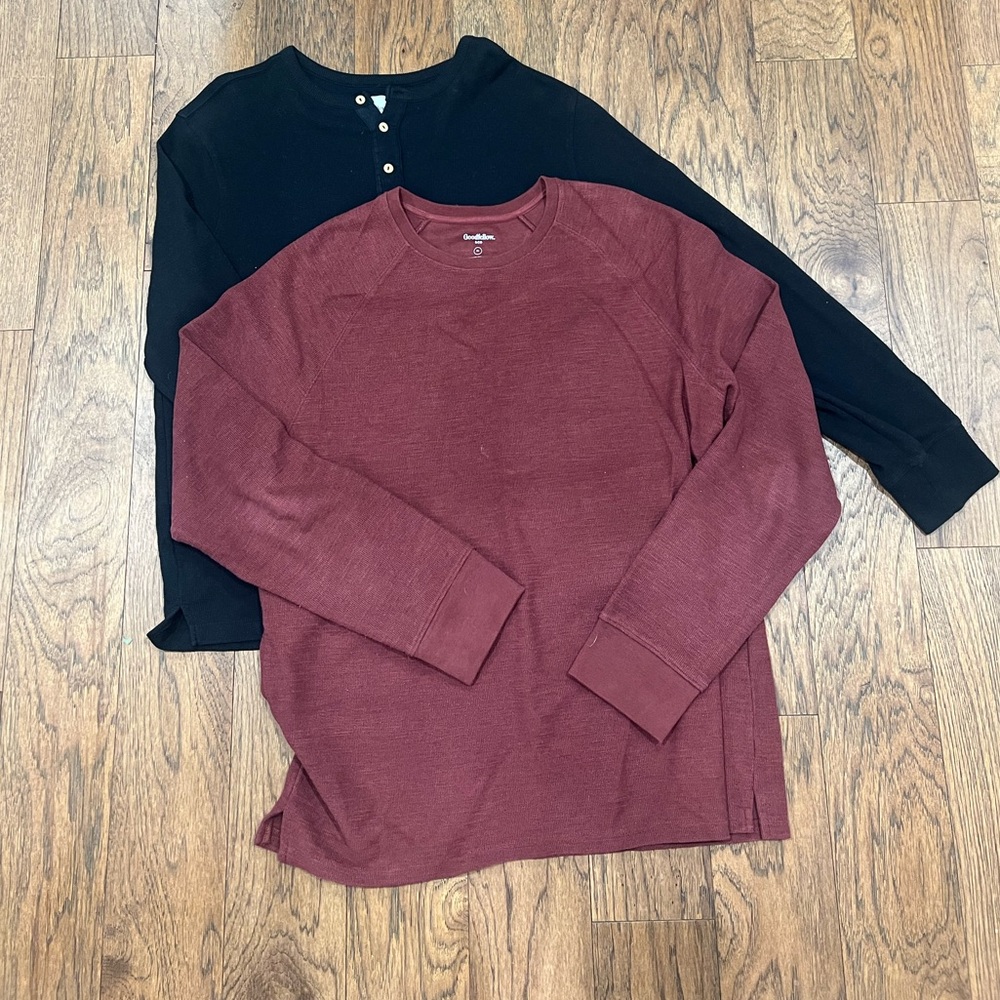 XL Goodfellow Bundle (Henley & Crewneck)
